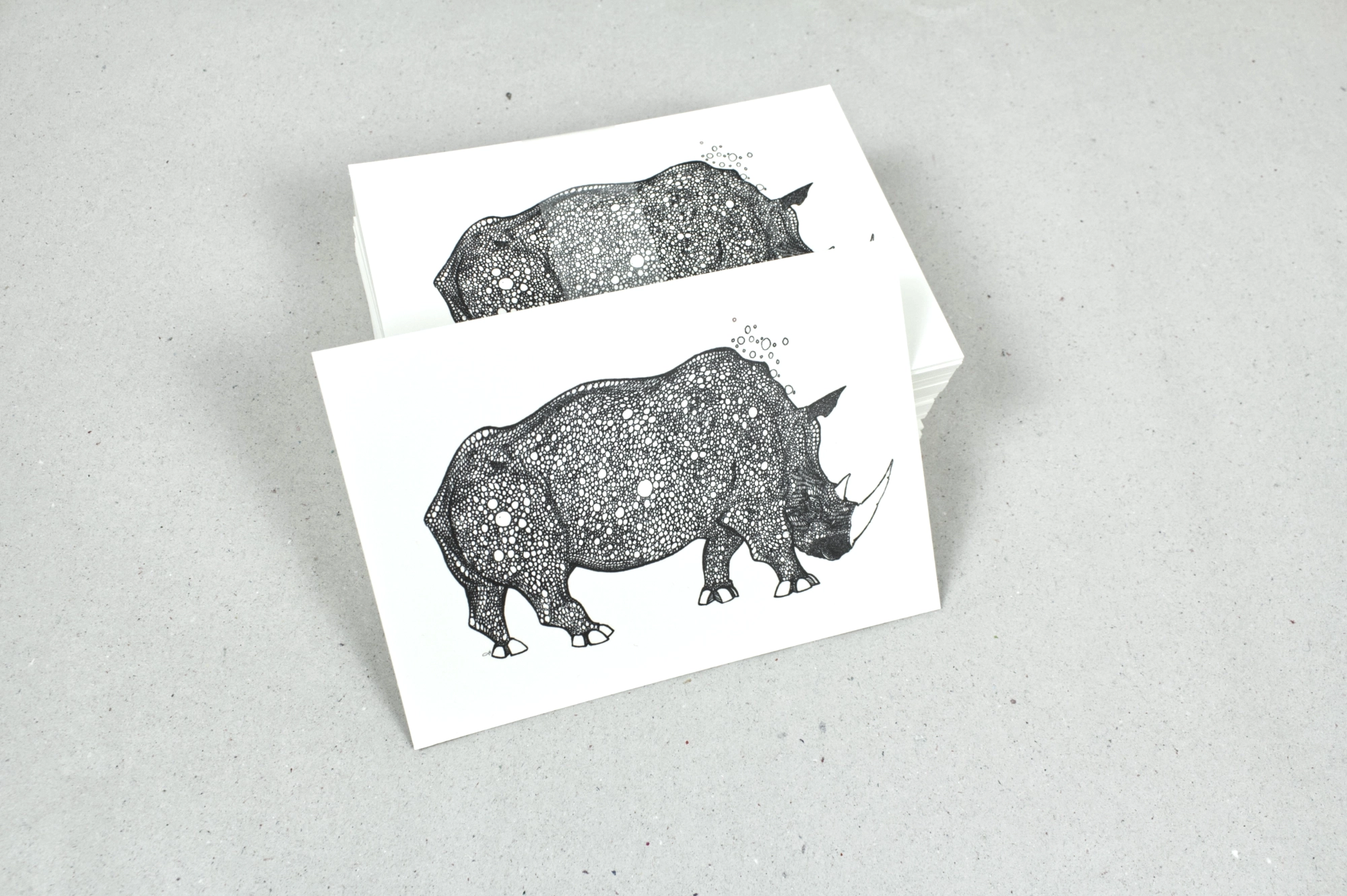Postkarte-bio-nashorn-fiete-rakete-