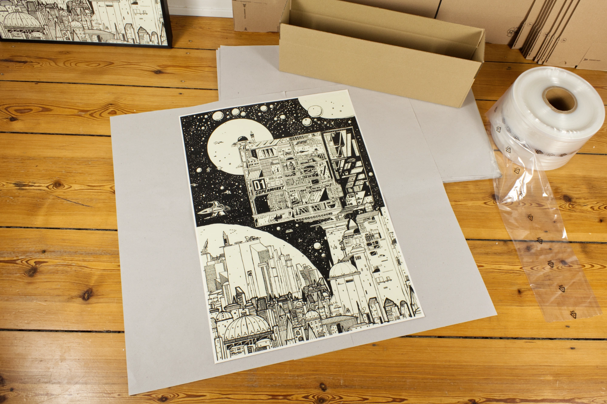 siebdruckposter-weltraum-50x70-fiete-rakete