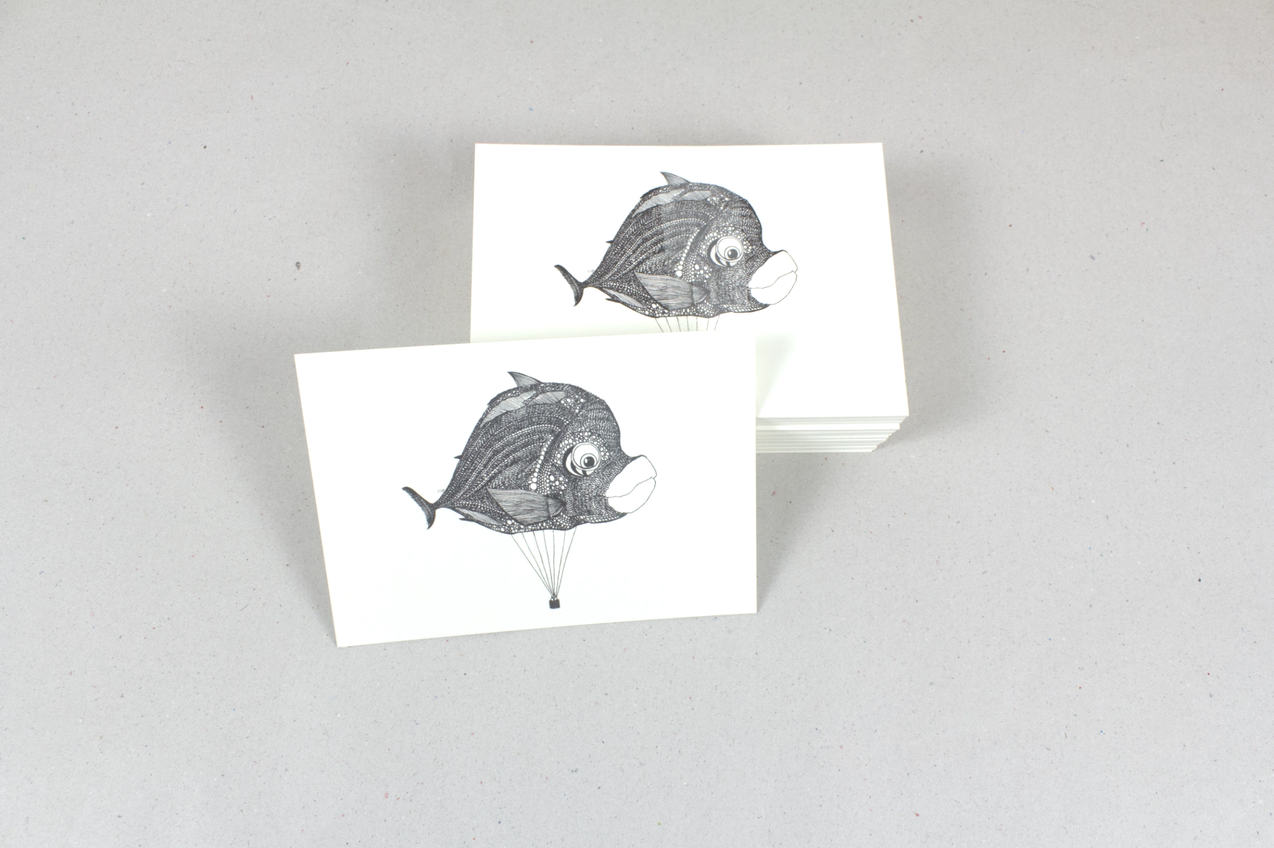 fliegender-fisch-postkarte-fiete-rakete